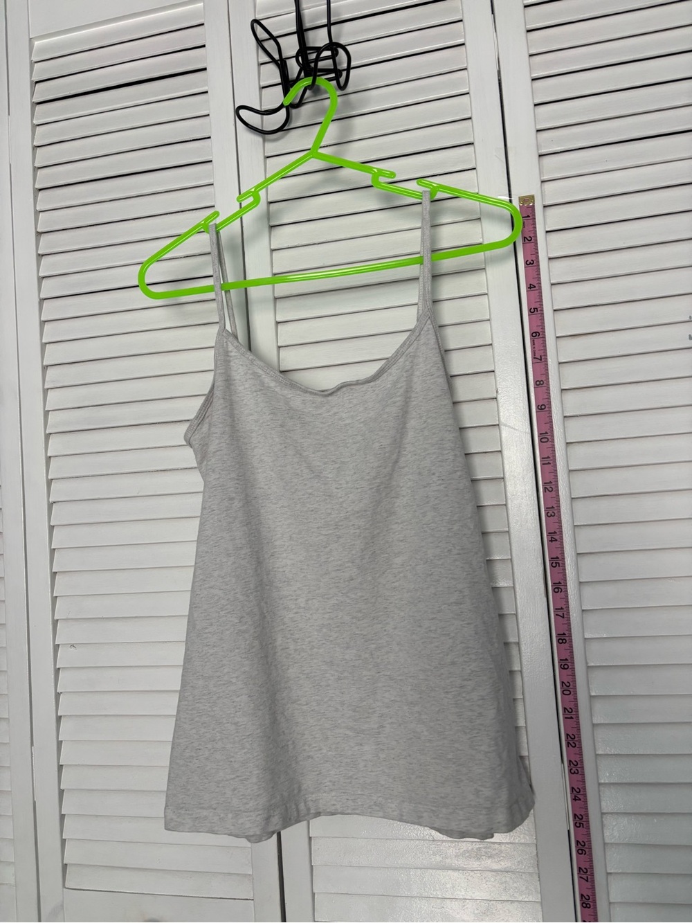 Sonoma Light Gray Spaghetti Strap Tank Top